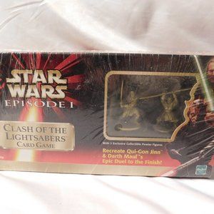 Vintage Star Wars Episode 1CLASH OF THE LIGHT Sabers Game  New Vintage 1999